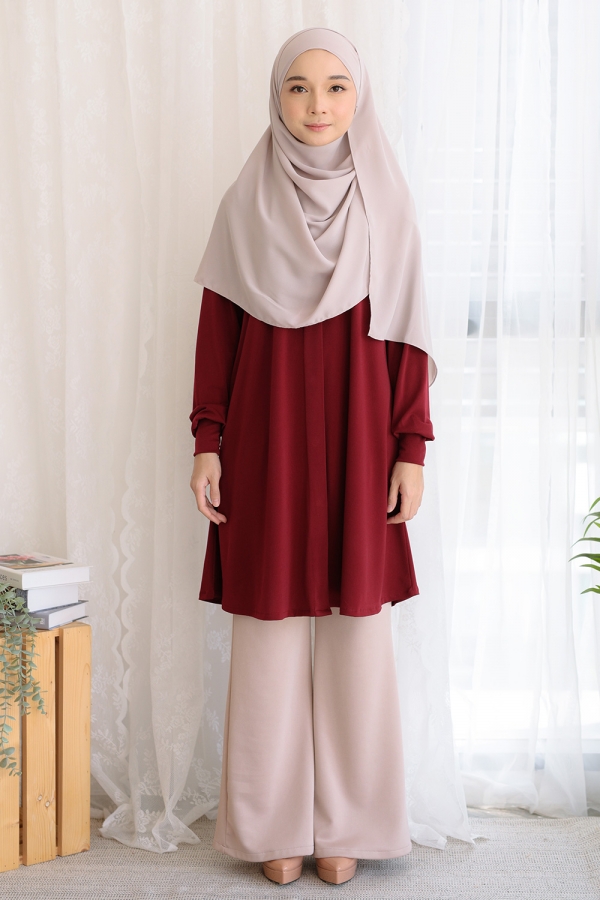 Bloom Blouse - Maroon